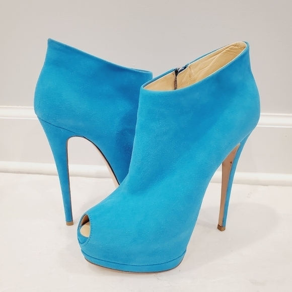 Giuseppe Zanotti Turquoise Booties - Picture 2 of 9